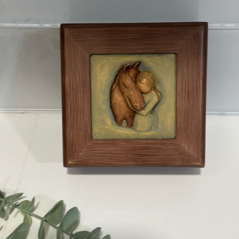 Willow Tree - "Quiet Strength" Keepsake Box by Susan Lordi Memory Box Brown
